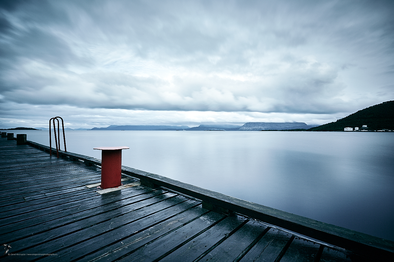 Port d'Harstad, Norvège (Pose longue)