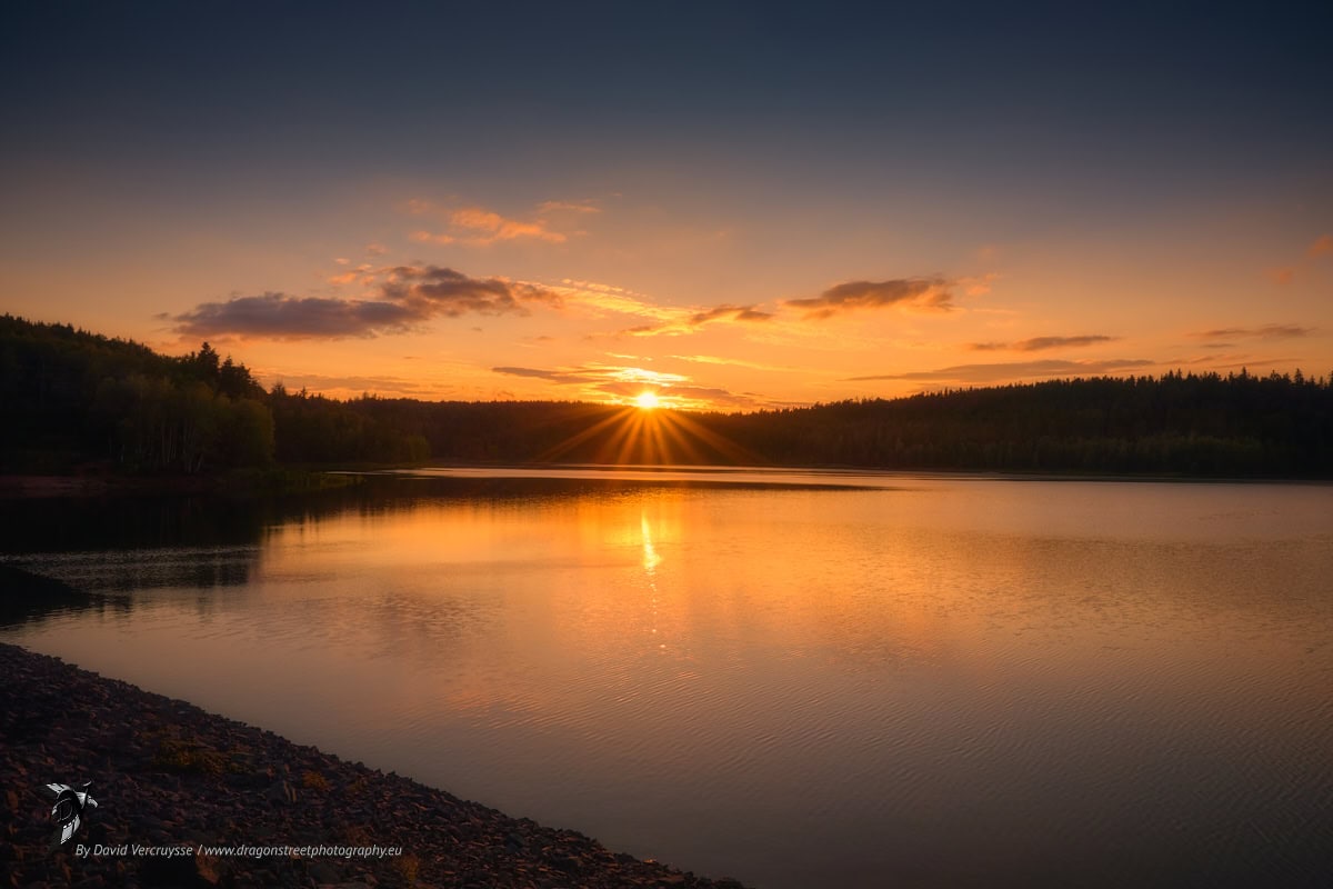 Sunset at Pierre-Percée