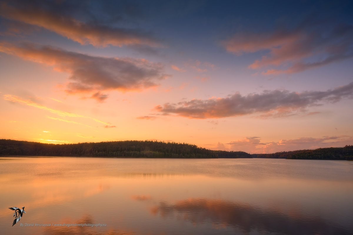 Sunset at Pierre-Percée