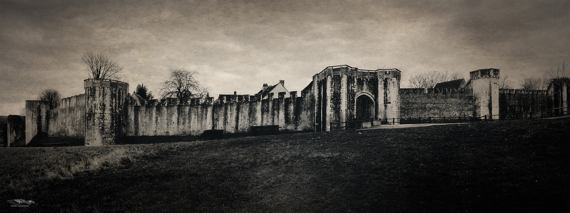 Panoramic view of the ramparts of Provins