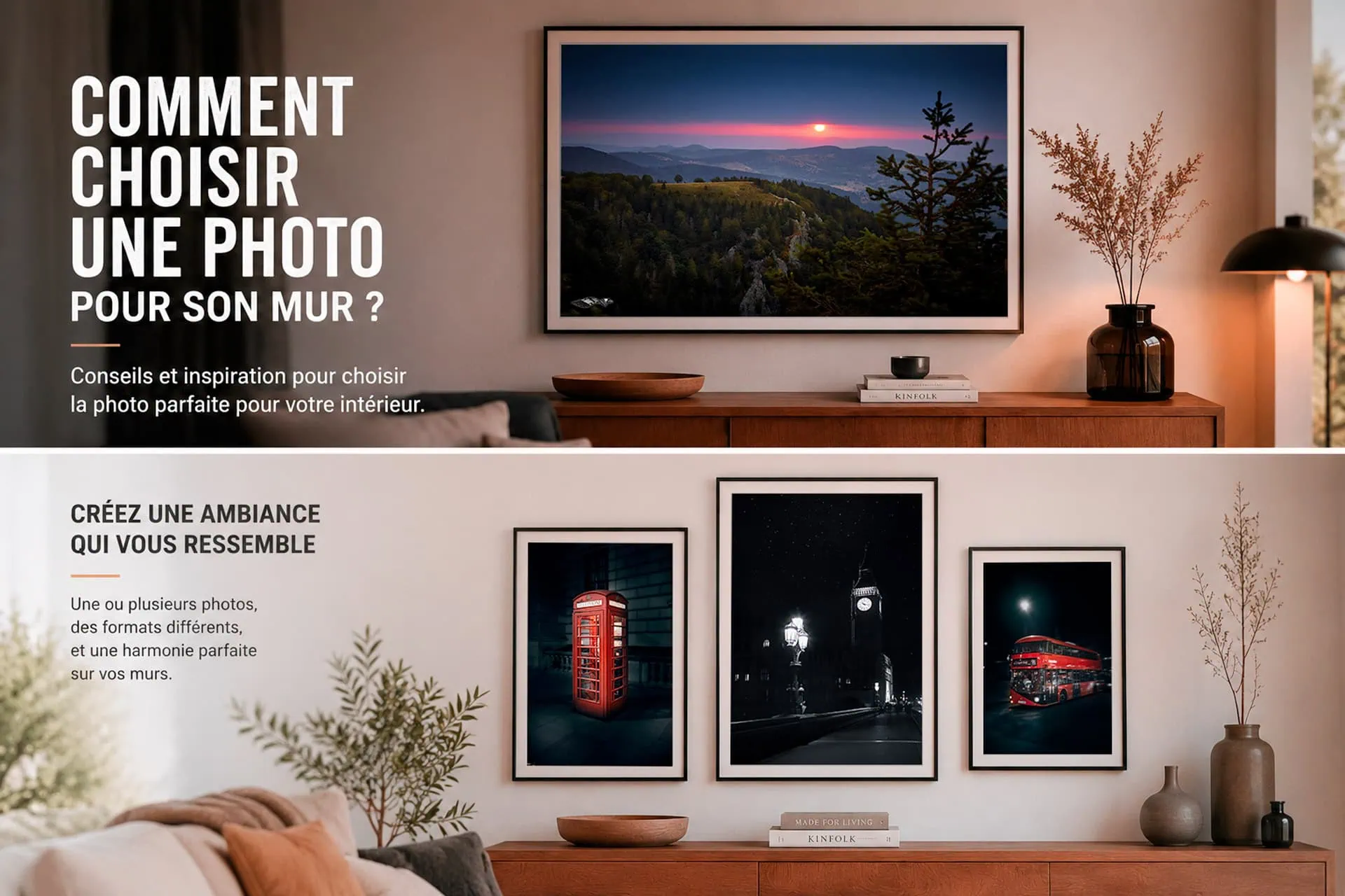 Choisir une photo pour son-mur ?